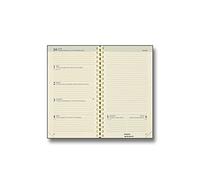 Recharge agenda BREPOLS Notaplan à spirales - 7 LANGUES - 9x16cm - 1 semaine sur 2 pages - 2026