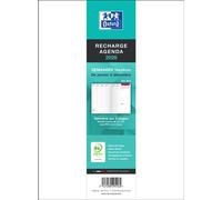 Oxford Recharge Agenda 16x24 Cousu Semainier 2027