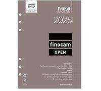 Finocam Recharge annuelle Open 2025 1 jour par page janvier 2025 à décembre 2025 (12 mois) espagnol