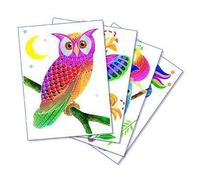 SentoSphère - RECHARGE AQUARELLUM JUNIOR - DANS LE PARC - Recharge Cartes Aquarellum - Kit peinture - Peinture Aquarellable Magique - A partir de 7 ans - fabriqué en France