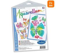 Recharge Aquarellum - Papillons et Fleurs - 25 x 18,5 cm - 4 pcs
