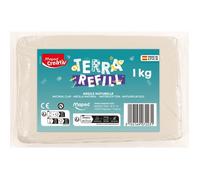 Maped Creativ - Recharge Argile 1kg pour Poterie - Argile Autodurcissante et Facile à Utiliser - Activité Créative pour Enfants - Compatible Terra Pottery - Dès 8 Ans