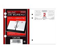 Recharge Bloc éphémeride Date à Droite 8,5 x 11,5 cm
