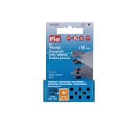 Prym Boutons-pression Anorak 100263 – Lot de 10, Ø 15 mm, Noir