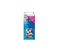 Recharge boutons pression sans couture calotte perle 12 mm (x6)