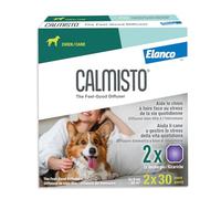 Recharge Calmisto pour diffuseur Anti-Stress pour Chien à l'intéromone (2 x 6 ML) - À Base d'intéromone et de Lavande - Produit Anti Stress Chiot Efficace Pendant 30 Jours sur 60 m²