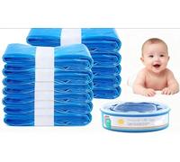 Recharge compatible avec les poubelles à couches Angelcare, Litter Locker II, les sacs poubelles Foppapedretti, contrôle des odeurs pour 12 poubelles à couches, recharge pour à litière pour chat