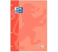 Recharge Couleur Oxford Din A4 80 Feuilles Cadre 5 Mm 4 Trous Pêche