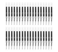 Recharge courte pour stylo sablier 0,5 MM en plastique noir 200 pièces | Encre gel à séchage rapide, écriture fluide et résistante aux bavures, pour stylos à paillettes et mini stylos rechargeables