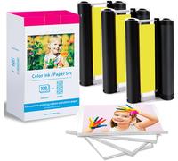 Recharge Cp1500 Cp1300 Kp-108In 3115B001(Aa) Papier Photo Et Cartouche, Compatible Avec Canon Papier Photo Et Cartouche Pour Cp1200 Cp1000 Cp910, 3 Cartouche Et 108 Papier Photo (100X148Mm)