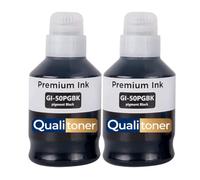 Recharge d’Encre GI-50 GI50 3386C001 GI-51 GI51 4529C001 GI-40 GI40 3385C001 GI-41 GI41 4528C001 Compatible pour Canon Pixma G1420 G2420 G3420 G5040 Noir Pack 2 135 ML