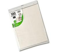 Lot de 10 Feuillets Pochettes Recharges pour Album Photo et Classeur, 100 Photos (11,5x15 cm ou 10x15 cm) - 20 Pages Blanches, 5 Photos par Page - Compatible 29x36,4 cm -Marque Française