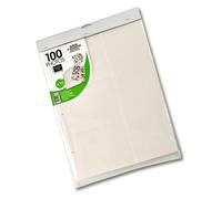 Lot de 10 Feuillets Pochettes Recharges pour Album Photo et Classeur, 100 Photos (11,5x15 cm ou 10x15 cm) - 20 Pages Blanches, 5 Photos par Page - Compatible 29x36,4 cm -Marque Française