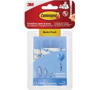 recharge de bandelettes 3M Command transparentes assorties Capacité de charge : 225 g - 1,8 kg