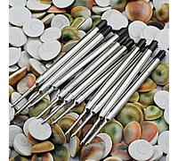 Recharge De Bille Noir/Bleu 0.7mm, 10 Pièces/Lot, Haute Qualité, Accessoires De Papeterie Pour École Et Bureau, Écriture Lisse