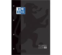 Recharge De Couleur Noire A4, 80 Feuilles, Quadrillage 5 X 5