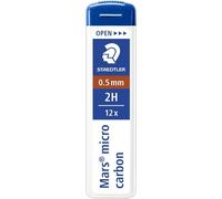 Recharge De Crayon Mécanique Staedtler Mars 0,5 Mm 2H 2 Tubes 24 Mines