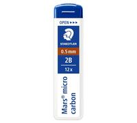 Recharge De Crayon Mécanique Staedtler Mars 0,5Mm 2B Tubes De 2 24 Mines