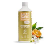 Recharge de déodorant naturel à bille Salt of the Earth, néroli et fleur d'oranger - Végan, certifié Leaping Bunny, fabriqué au Royaume-Uni - 525ml