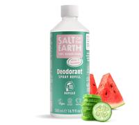 Recharge de déodorant naturel en spray Salt of the Earth - Melon et Concombre - Végan, certifié Leaping Bunny, fabriqué au Royaume-Uni - 500ml