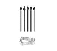 Recharge de feutre pour stylet S6, pointe souple multifonction, série S7, série N10 et N20, 5 pointes, 1 clip, noir