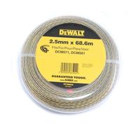 DeWalt Bobine de fil DT20652-QZ 2,5 mm x 68,6 m pour débroussailleuses DCM561/571/581 Couleur