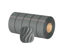 Recharge De Filament PLA, Matériau De Filament En Caoutchouc Plastique Sans Bobine De 1.75mm, Compatible Avec ANYCUBIC Kobra 3 S1C FDM L'imprimante 3D(5KG Texture Grey)