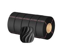 Recharge De Filament PLA, Matériau De Filament En Caoutchouc Plastique Sans Bobine De 1.75mm, Compatible Avec ANYCUBIC Kobra 3 S1C FDM L'imprimante 3D(5KG Black)