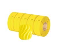 Recharge De Filament PLA, Matériau De Filament En Caoutchouc Plastique Sans Bobine De 1.75mm, Compatible Avec ANYCUBIC Kobra 3 S1C FDM L'imprimante 3D(5KG Yellow)