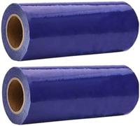 Recharge de Film Plastique Jetable pour Rouleaux de Rechange, Largeur 15 cm/16 cm, DiamèTre IntéRieur 3,5 cm/7,5 cm pour Distributeur Automatique de Couvre-Chaussures(B 2Roll*3.5CM+15M)