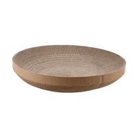 Recharge de grattoir Rond pour Chat, 18 pièces, 15 Pouces, en Carton ondulé, pour Jeu Actif, soulagement du Stress et comportement de grattage Naturel