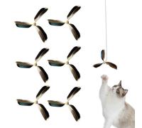 Recharge de jouet pour chat | Bâton de rechange pour chat - Recharge de Teaser interchangeable Fournitures d'exercice Fun Chaser pour intérieur ou extérieur