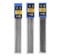 Recharge de mine de porte-mine - 12 pièces de rechange, accessoire d'écriture scolaire, recharge de crayon automatique pour étudiants | Examen Devoirs Étude Maison Amis Jeunes Filles Garçons Famille