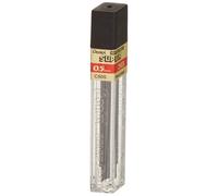 Recharge de mines Pentel 3B Duret 0,5 mm 12 par tube Noir (C505-3B)