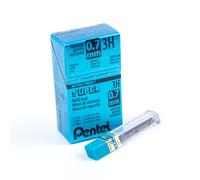 Pentel 50-3HX set de 12 étuis de 12 mines 0.7 mm 3H pour porte-mines