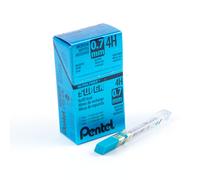 Recharge de mines Pentel Super Hi-Polymer 0,7 mm Medium 4H 144 mines (50-4H) Gris