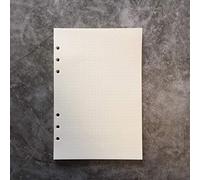 Recharge de papier pointillé pour classeur à anneaux ronds à 6 trous A5 21,6 cm