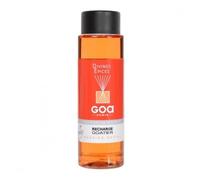 Recharge de parfum - GOA - Divines Épices 250 ml - tiges rotin 10 brins - orange - fabrication française