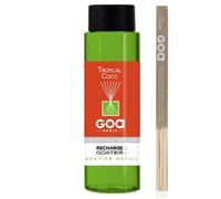 Recharge de parfum Tropical Coco Goa 250ml + 1 pack rotin