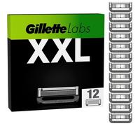 Recharge de rasoir - GILLETTE - GilletteLabs - 5 lames ultra-affûtées - Lot de 12 - Compatible rasoir chauffant et barre exfoliante