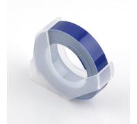 Recharge de ruban d'étiqueteuse 6 mm X Multi couleur Cartouche de gaufrage pour Motex pour système d'étiquetage de bureau compatible DYMO (Bleu)