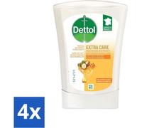 Recharge de savon sans contact pour les mains Miel & Beurre de Karité 250 ml - Lot avantageux - 4 pièces