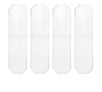 Recharge de Serpillère Plate 4pcs Compatible avec Vileda H2PrO O-Cedar H2PrO, Tête de Balai en Microfibre pour Sols Durs Carrelage, Accessoire Nettoyage Lavable et Réutilisable pour Balais À Plat