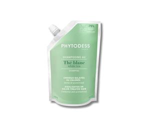 Recharge de Shampooing au Thé Blanc - Soin Cheveux Balayés ou Colorés 500ml - Éclat, Protection et Préservation de la Couleur