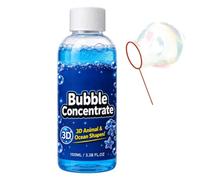 Recharge de Solution à Bulles 100ml Liquide Concentré pour Baguette à | Solution de Bulles pour pour Fêtes Intérieur Extérieur, Anniversaire, Jardin, Maternelle,