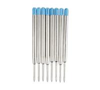 Recharge de stylo à bille de remplacement, 10 pièces, pour stylos à bille à Action torsadée, recharges Standard, stylos métalliques à cartouche