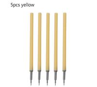 Recharge De Stylo Couteau Utilitaire D'art,Coupe-Cercle,Emballage De Papier Illment Quotidien,Presse Colorée,Couteau Caraté,Outil D'artisanat,Fournitures Scolaires,3 Pièces,5 - Type 5pcs Yellow