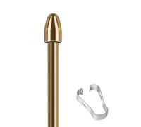 Recharge de stylo en métal avec clip pour écrire, stylets d'écriture remarquables, artistes et écrivains fréquents, s'adapte à différents besoins d'écriture, insert de stylo en forme de cône