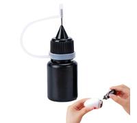 Recharge de tampon d'encre, recharges d'huile d'encre de tampon domestique noir de 5 ml | Fournitures de protection de la vie privée imperméables, accessoires de rouleau de timbre pratiques multifonct
