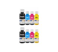 Recharge d'encre compatible HP 32XL 31 Multicolore - Pack de 8 Haute capacité